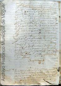 Donación de bienes a Felipe Godínez. Moguer, 1613, agosto, 27 | Biblioteca Virtual Miguel de Cervantes