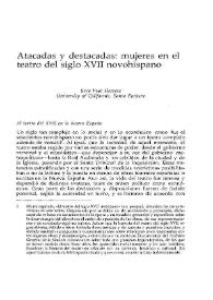 Atacadas y destacadas : mujeres en el teatro del siglo XVII novohispano / Sara Poot Herrera | Biblioteca Virtual Miguel de Cervantes