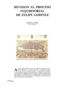 Revisión al proceso inquisitorial de Felipe Godínez / Piedad Bolaños Donoso | Biblioteca Virtual Miguel de Cervantes