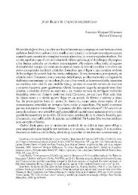 Juan Ruiz y el celibato eclesiástico / Francisco Márquez Villanueva | Biblioteca Virtual Miguel de Cervantes