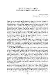"Juan Ruiz, Arcipreste de Hita" as Textual Author and Onomastic Pun / Louise O. Vasvári | Biblioteca Virtual Miguel de Cervantes