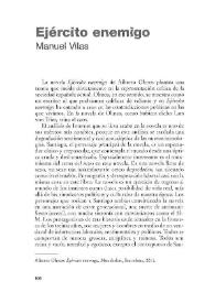Ejército enemigo / Manuel Vilas | Biblioteca Virtual Miguel de Cervantes