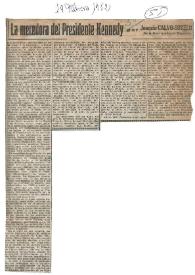 La mecedora del Presidente Kennedy / Por Joaquín Calvo-Sotelo | Biblioteca Virtual Miguel de Cervantes