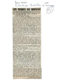 Los duques de Windsor / Joaquín Calvo Sotelo | Biblioteca Virtual Miguel de Cervantes
