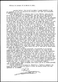 Carta de Paco [Francisco Redondo Tejerina] a Rafael Altamira. Fábrica de Metepec (México), 23 de enero de 1910 | Biblioteca Virtual Miguel de Cervantes