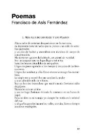 Poemas / Francisco de Asís Fernández | Biblioteca Virtual Miguel de Cervantes