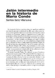 Jalón intermedio en la historia de Mario Conde / Santos Sanz Villanueva | Biblioteca Virtual Miguel de Cervantes