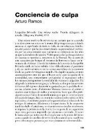 Conciencia de culpa / Arturo Ramos | Biblioteca Virtual Miguel de Cervantes