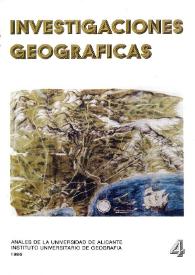 Investigaciones Geográficas. Núm. 4, 1986 | Biblioteca Virtual Miguel de Cervantes