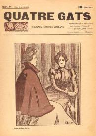 Quatre gats. Publicació artística-literària. Núm. 14 Dijous 18 de maig, 1899 | Biblioteca Virtual Miguel de Cervantes