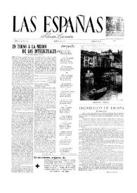 Las Españas : revista literaria. Año II, núm. 3, enero 1947 | Biblioteca Virtual Miguel de Cervantes