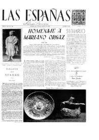 Las Españas : revista literaria. Año IV, núm. 12, abril 1949 | Biblioteca Virtual Miguel de Cervantes