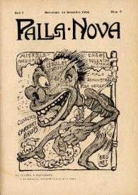 Palla nova. Núm. 7, 14 setembre 1904 | Biblioteca Virtual Miguel de Cervantes