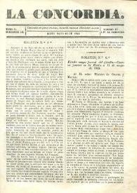 La Concordia. Tomo II, semestre III, núm. 12, 19 de mayo de 1845 | Biblioteca Virtual Miguel de Cervantes