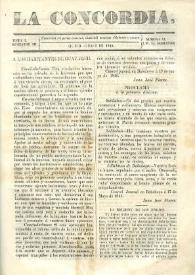 La Concordia. Tomo II, semestre III, núm. 14, 2 de junio de 1845 | Biblioteca Virtual Miguel de Cervantes