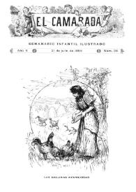 El Camarada: semanario infantil ilustrado. Año II, núm. 38, 21 de julio de 1888 | Biblioteca Virtual Miguel de Cervantes