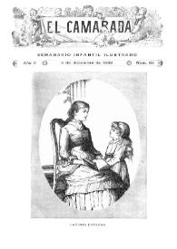 El Camarada: semanario infantil ilustrado. Año II, núm. 58, 8 de diciembre de 1888 | Biblioteca Virtual Miguel de Cervantes