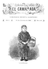 El Camarada: semanario infantil ilustrado. Año II, núm. 60, 22 de diciembre de 1888 | Biblioteca Virtual Miguel de Cervantes