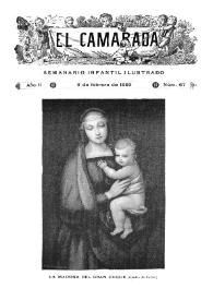 El Camarada: semanario infantil ilustrado. Año II, núm. 67, 9 de febrero de 1889 | Biblioteca Virtual Miguel de Cervantes