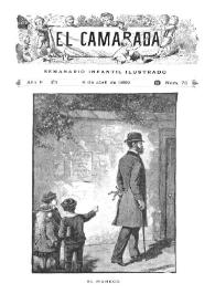 El Camarada: semanario infantil ilustrado. Año II, núm. 75, 6 de abril de 1889 | Biblioteca Virtual Miguel de Cervantes