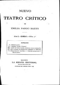 Nuevo Teatro Crítico. Año I, núm. 1, enero de 1891 | Biblioteca Virtual Miguel de Cervantes