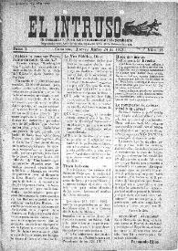 El intruso. Bi-Semanario Joco-serio netamente independiente. Tomo I, núm. 18, jueves 24 de marzo de 1921 | Biblioteca Virtual Miguel de Cervantes