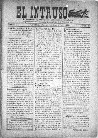 El intruso. Bi-Semanario Joco-serio netamente independiente. Tomo I, núm. 19, domingo 27 de marzo de 1921 | Biblioteca Virtual Miguel de Cervantes