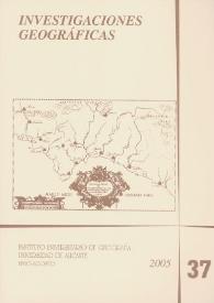 Investigaciones Geográficas. Núm. 37, 2005 | Biblioteca Virtual Miguel de Cervantes