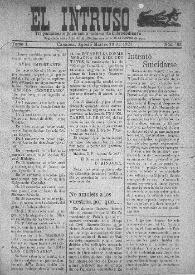 El intruso. Tri-Semanario Joco-serio netamente independiente. Tomo I, núm. 63, martes 23 de agosto de 1921 | Biblioteca Virtual Miguel de Cervantes