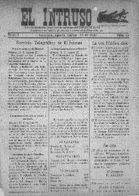 El intruso. Tri-Semanario Joco-serio netamente independiente. Tomo I, núm. 66, martes 30 de agosto de 1921 | Biblioteca Virtual Miguel de Cervantes