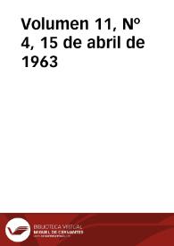 Ibérica por la libertad. Volumen 11, Nº 4, 15 de abril de 1963 | Biblioteca Virtual Miguel de Cervantes