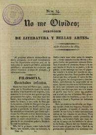 No me olvides. Núm. 34, 24 de diciembre de 1837 | Biblioteca Virtual Miguel de Cervantes