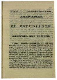 Abenamar y el estudiante. Núm. 25, domingo 24 de febrero de 1839 | Biblioteca Virtual Miguel de Cervantes
