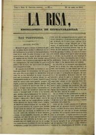 La risa : enciclopedia de extravagancias. Tom. I, Núm. 4º, 23 de abril de 1843 | Biblioteca Virtual Miguel de Cervantes