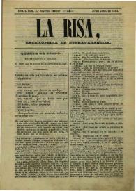 La risa : enciclopedia de extravagancias. Tom. I, Núm. 5º, 30 de abril de 1843 | Biblioteca Virtual Miguel de Cervantes