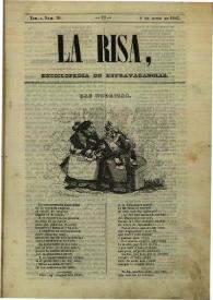 La risa : enciclopedia de extravagancias. Tom. I, Núm. 10, 4 de junio de 1843 | Biblioteca Virtual Miguel de Cervantes