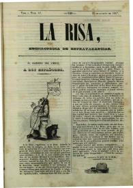 La risa : enciclopedia de extravagancias. Tom. I, Núm. 17, 13 de agosto de 1843 | Biblioteca Virtual Miguel de Cervantes