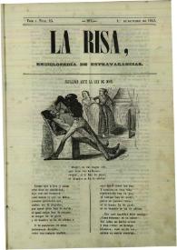 La risa : enciclopedia de extravagancias. Tom. I, Núm. 25, 1º de octubre de 1843 | Biblioteca Virtual Miguel de Cervantes