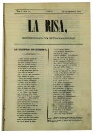 La risa : enciclopedia de extravagancias. Tom. II, Núm. 29, 29 de octubre de 1843 | Biblioteca Virtual Miguel de Cervantes