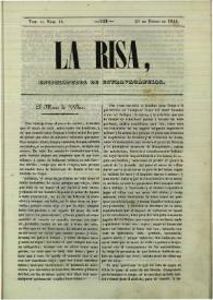 La risa : enciclopedia de extravagancias. Tom. II, Núm. 41, 21 de enero de 1844 | Biblioteca Virtual Miguel de Cervantes