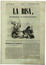 La risa : enciclopedia de extravagancias. Tom. II, Núm. 46, 25 de febrero de 1844 | Biblioteca Virtual Miguel de Cervantes