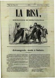 La risa : enciclopedia de extravagancias. Tom. III, Núm. 57, 12 de mayo de 1844 | Biblioteca Virtual Miguel de Cervantes