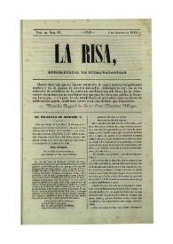 La risa : enciclopedia de extravagancias. Tom. III, Núm. 69, 4 de agosto de 1844 | Biblioteca Virtual Miguel de Cervantes