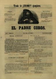 El padre Cobos. Año I, Número IV, 15 de octubre de 1854 | Biblioteca Virtual Miguel de Cervantes