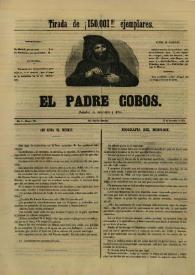 El padre Cobos. Año I, Número VIII, 12 de noviembre de 1854 | Biblioteca Virtual Miguel de Cervantes