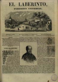 El laberinto. Núm. 1, viernes 1º de noviembre 1844 | Biblioteca Virtual Miguel de Cervantes