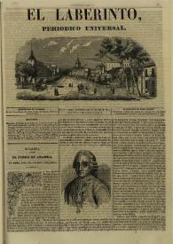 El laberinto. Núm. 2, viernes 15 de noviembre 1844 | Biblioteca Virtual Miguel de Cervantes