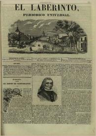 El laberinto. Núm. 3, domingo 1º de diciembre 1844 | Biblioteca Virtual Miguel de Cervantes
