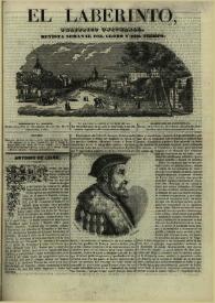 El laberinto. Núm. 24, lunes 28 de julio 1845 | Biblioteca Virtual Miguel de Cervantes