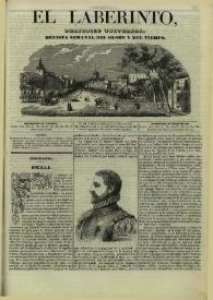 El laberinto. Núm. 28, lunes 25 de agosto 1845 | Biblioteca Virtual Miguel de Cervantes